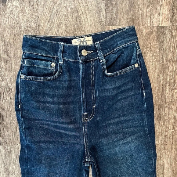 NWOT FREE PEOPLE WE THE FREE High Rise Skinny Jeans 26 - Picture 3 of 5